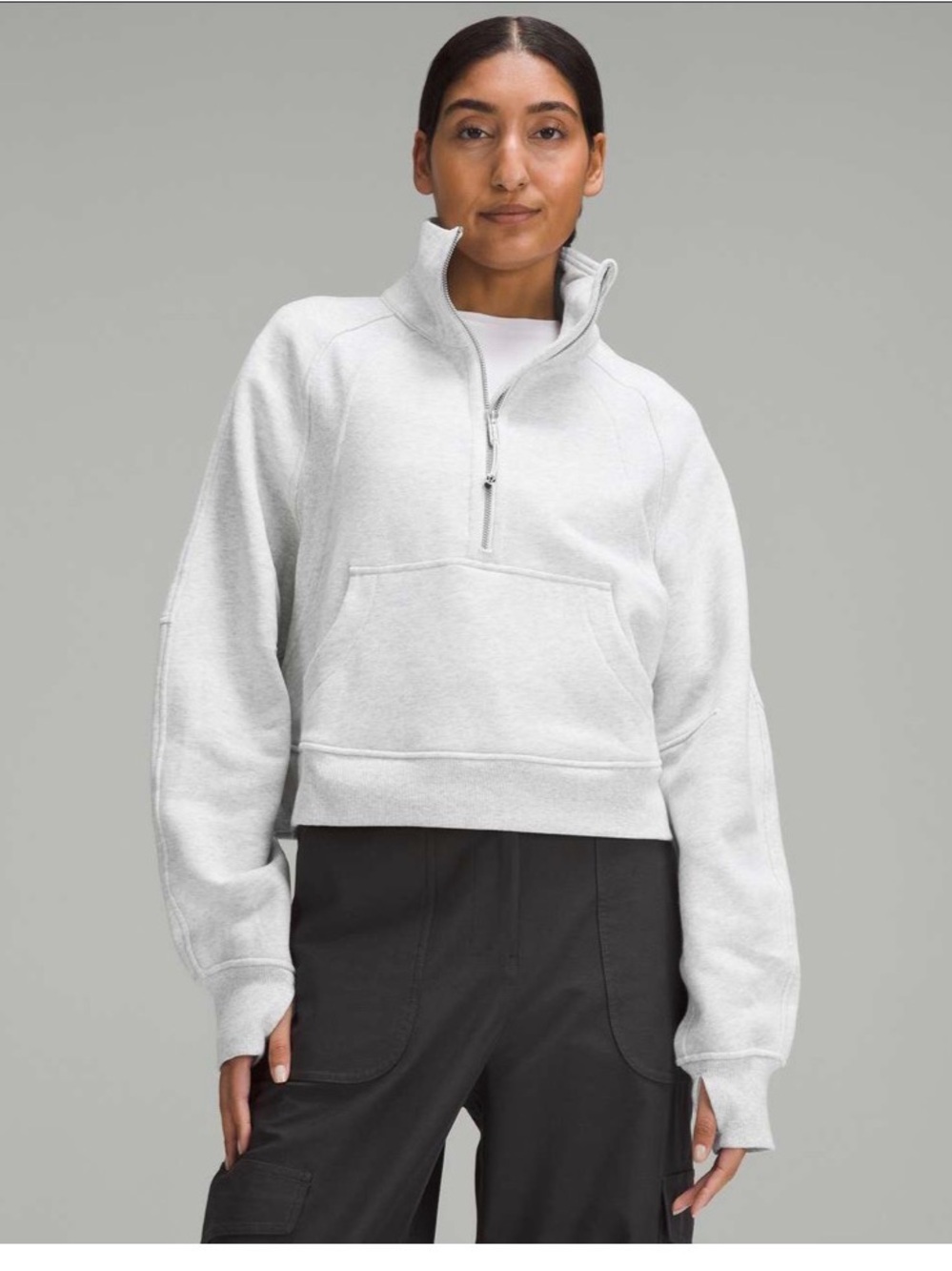 Lululemon Scuba Oversized Funnel-Neck Half Zip